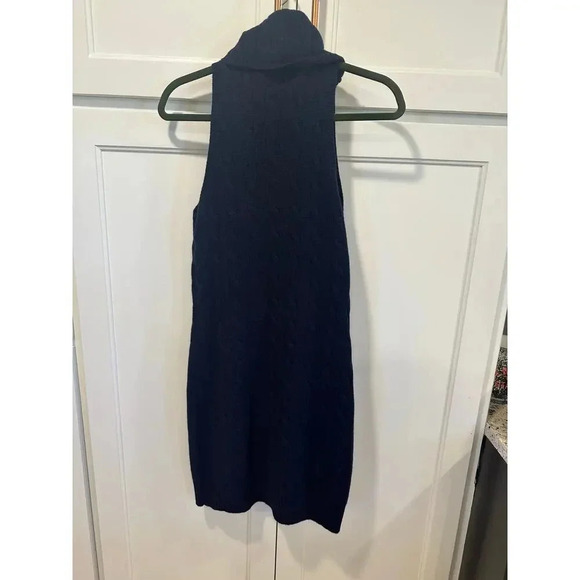 Navy Blue Rugby Ralph Lauren Cashmere wool Dress Medium - Picture 2 of 3